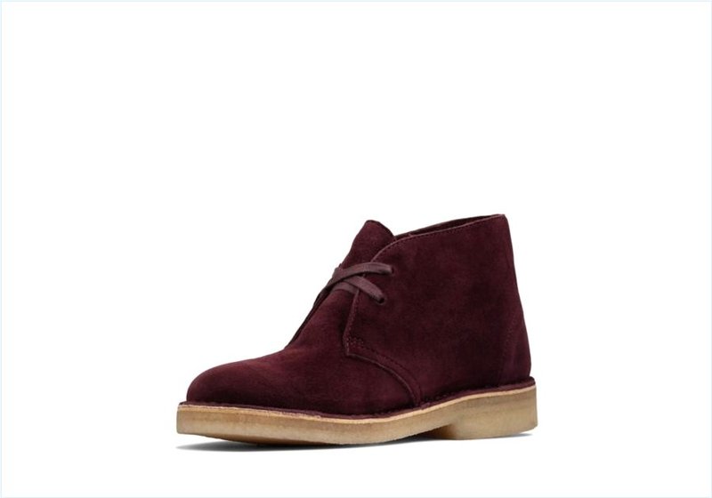  Desert Boot / Merlot Suede Womens Originals Icon Boots