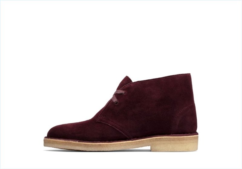  Desert Boot / Merlot Suede Womens Originals Icon Boots