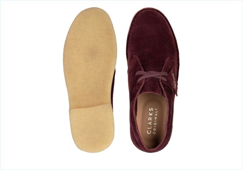  Desert Boot / Merlot Suede Womens Originals Icon Boots