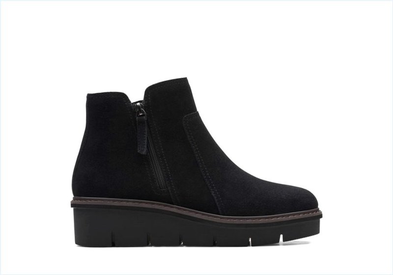  Airabell Zip / Black Suede Womens Boots