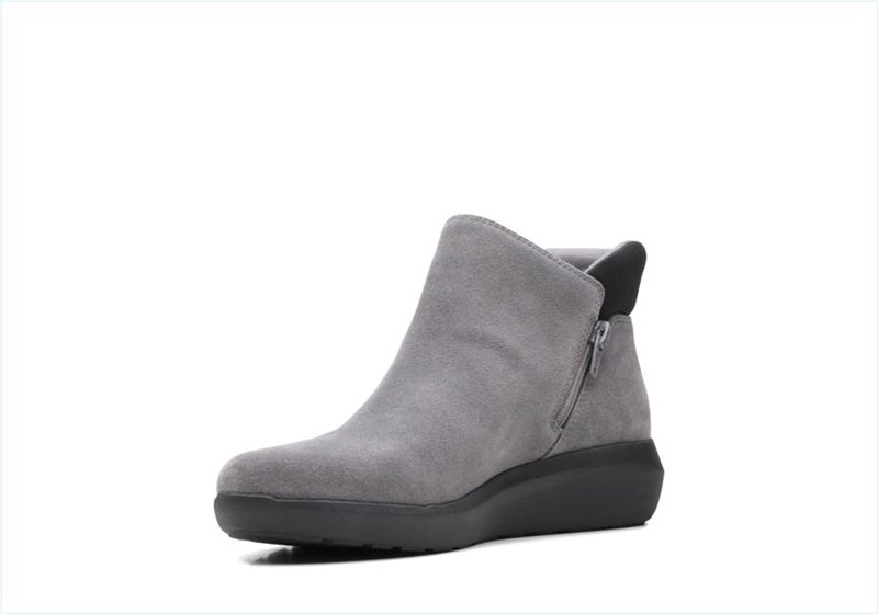  Kayleigh Mid / Dark Grey Suede Womens Sport Boots