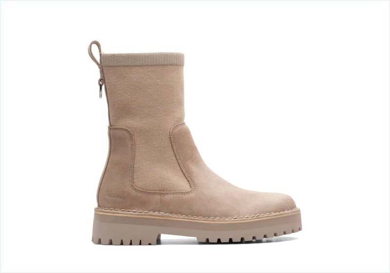  Rock Knit / Sand Suede Womens Originals Icon Boots