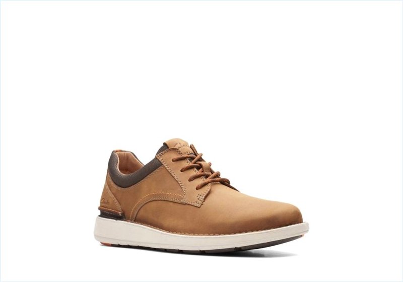  Larvik Tie / Dark Tan Oily Mens Shoes