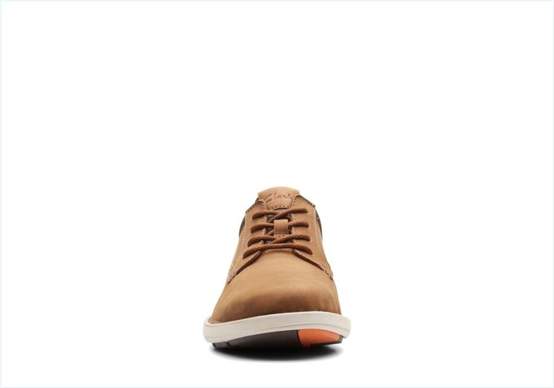  Larvik Tie / Dark Tan Oily Mens Shoes