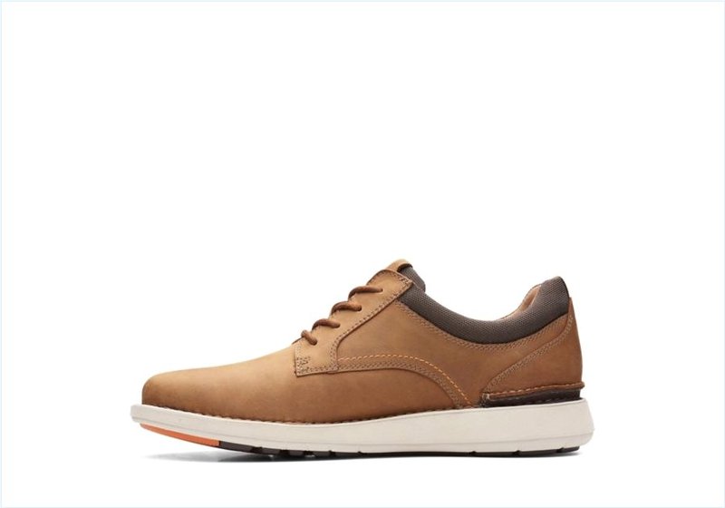  Larvik Tie / Dark Tan Oily Mens Shoes