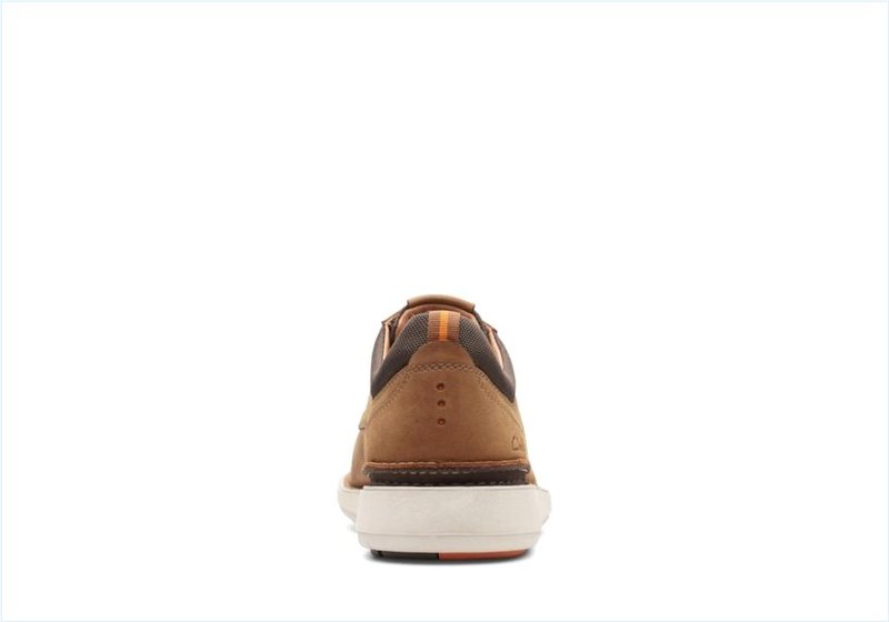  Larvik Tie / Dark Tan Oily Mens Shoes