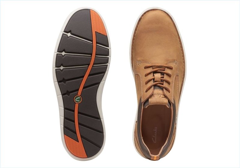  Larvik Tie / Dark Tan Oily Mens Shoes