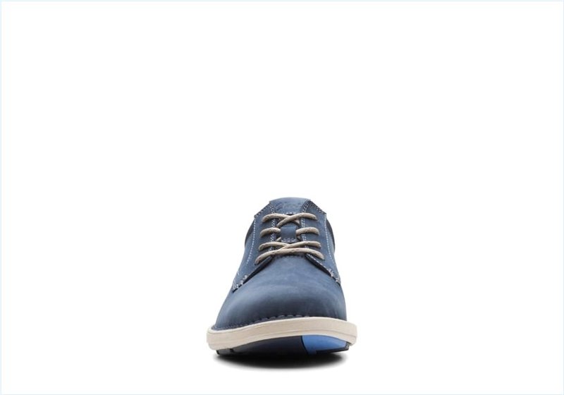  Larvik Tie / Navy Nubuck Mens Shoes