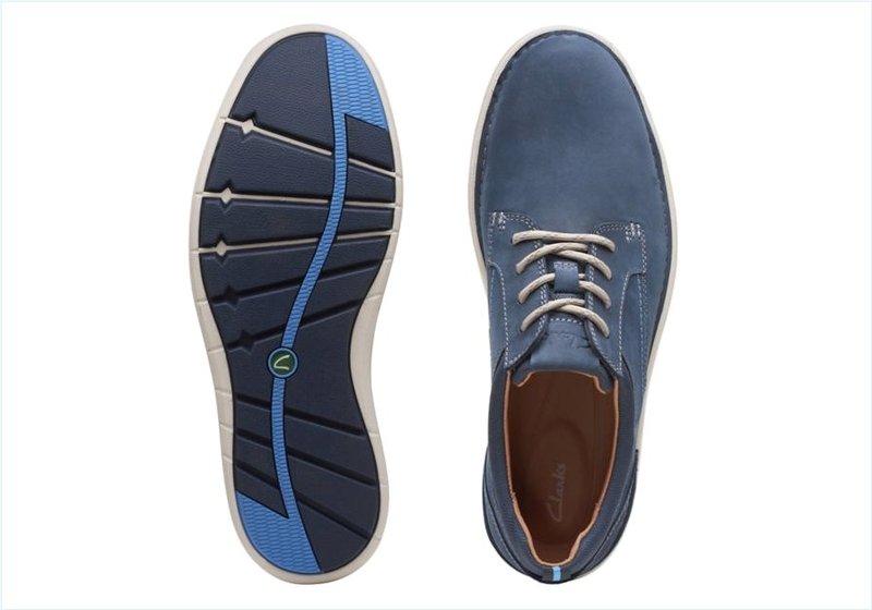  Larvik Tie / Navy Nubuck Mens Shoes