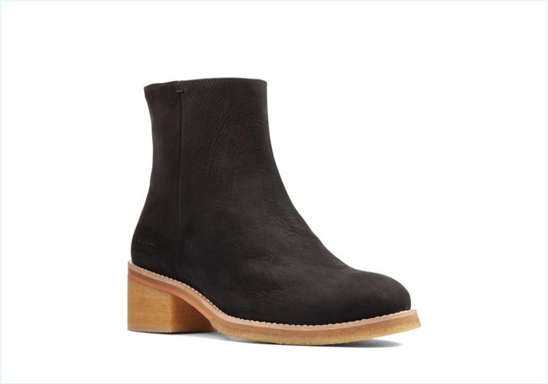  Amara Crepe / Black Nubuck Womens Originals Icon Boots