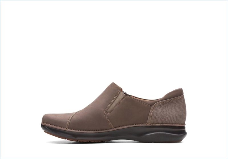  Appley Zip / Taupe Nubuck Womens Shoes