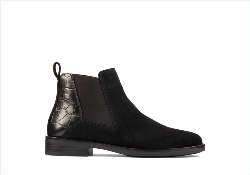  Memi Top / Black Croc Womens Boots