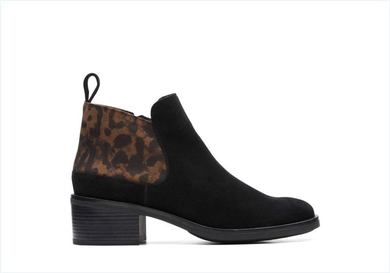  Memi Zip / Leopard Print Womens Boots