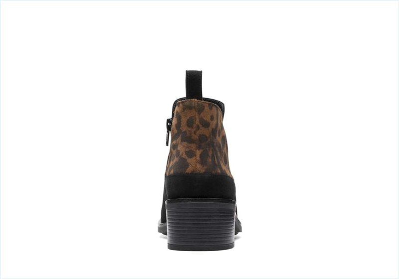  Memi Zip / Leopard Print Womens Boots