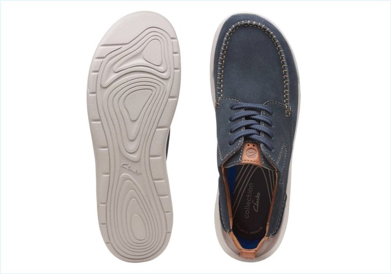  Driftway Low / Navy Suede Mens Shoes