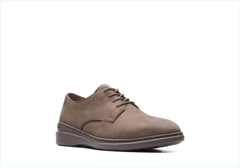  Dennet Low / Dark Taupe Nubuck Mens Shoes