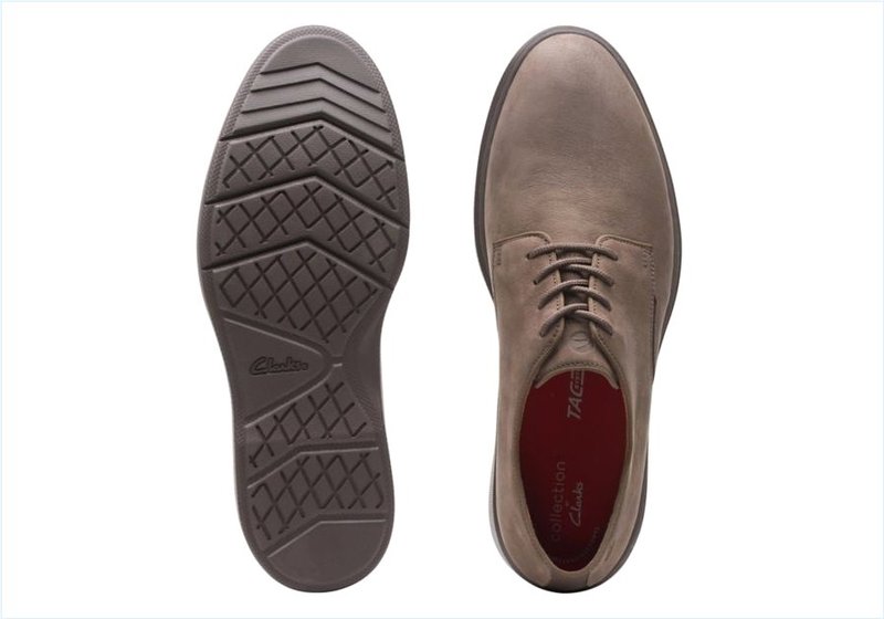  Dennet Low / Dark Taupe Nubuck Mens Shoes