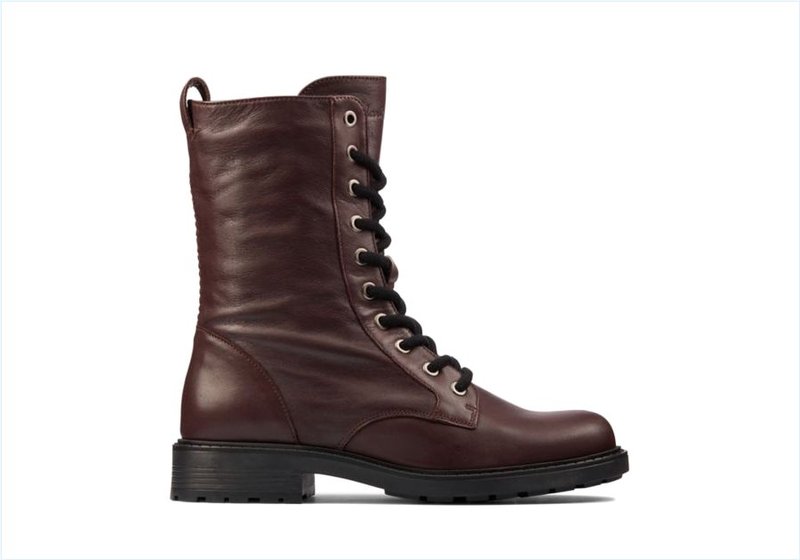  Orinoco 2 Style / Burgundy Leather Womens Boots