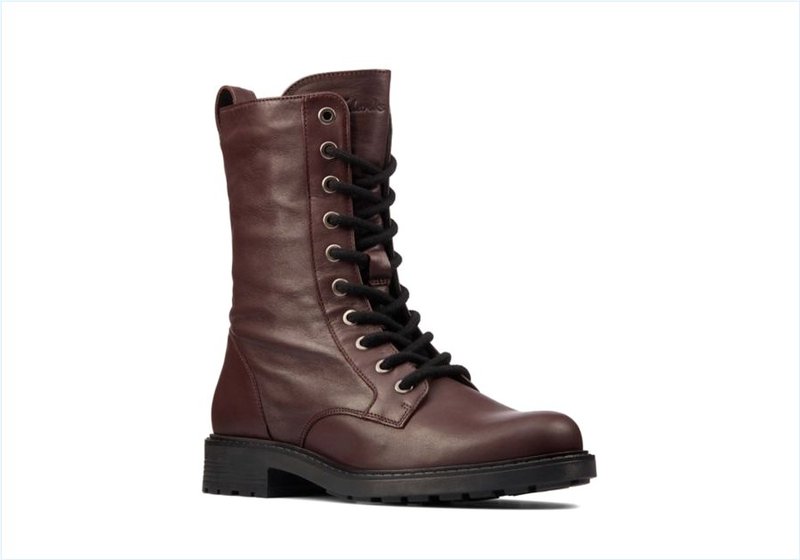  Orinoco 2 Style / Burgundy Leather Womens Boots