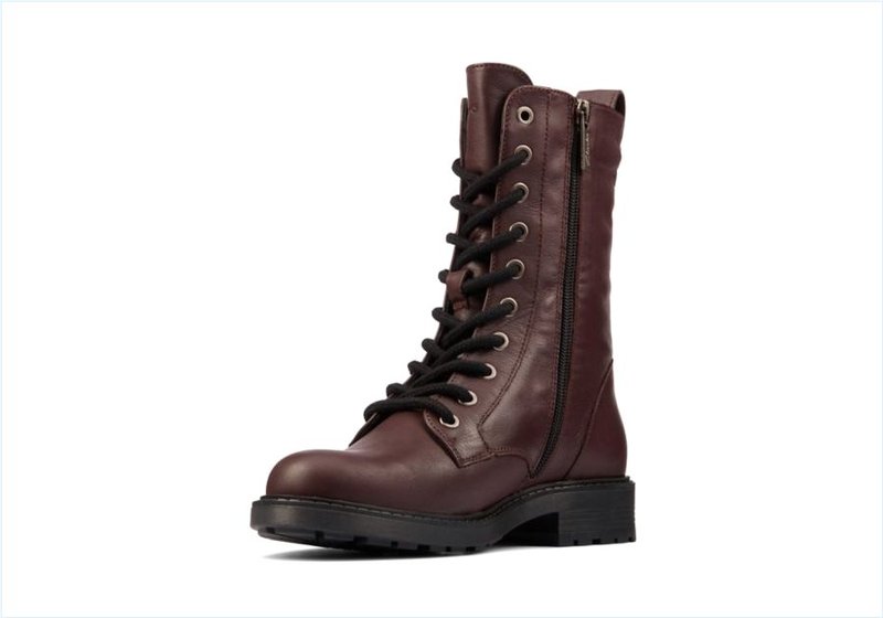  Orinoco 2 Style / Burgundy Leather Womens Boots