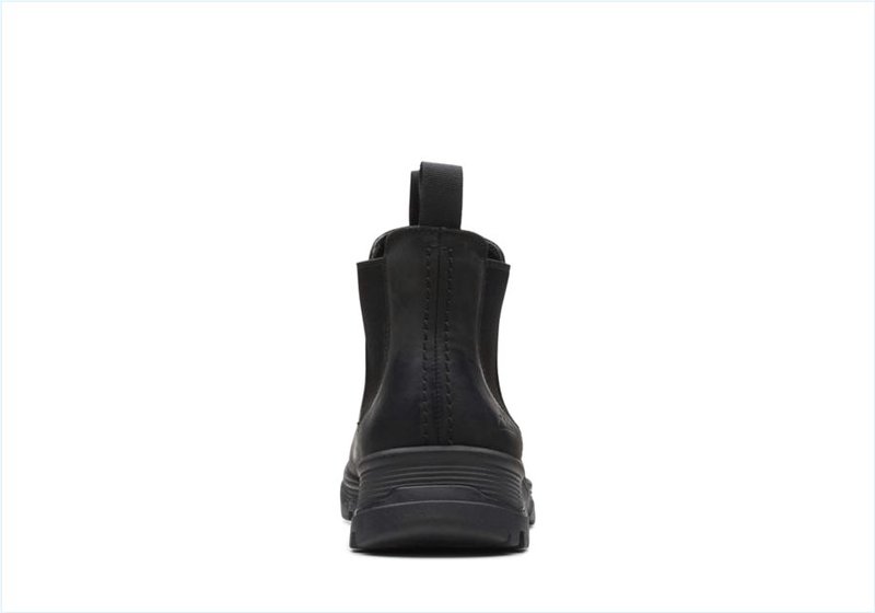  Topton Chelsea / Black Oily Leather Mens Boots