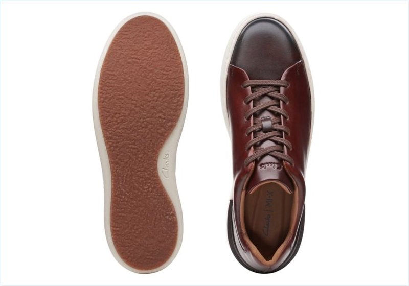  Court Lite Lace / Dark Tan Leather Mens Sport Shoes