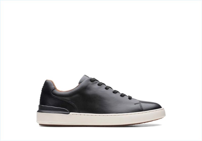  Court Lite Lace / Black Leather Mens Sport Shoes