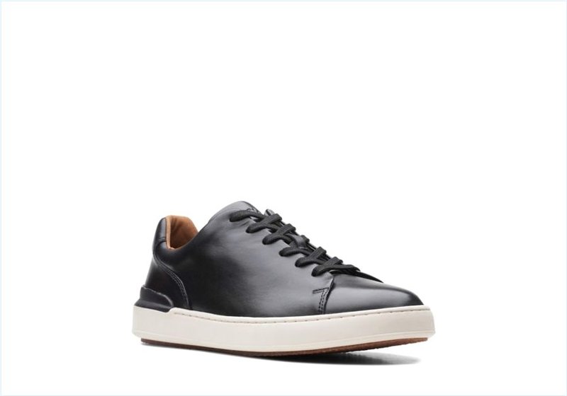  Court Lite Lace / Black Leather Mens Sport Shoes