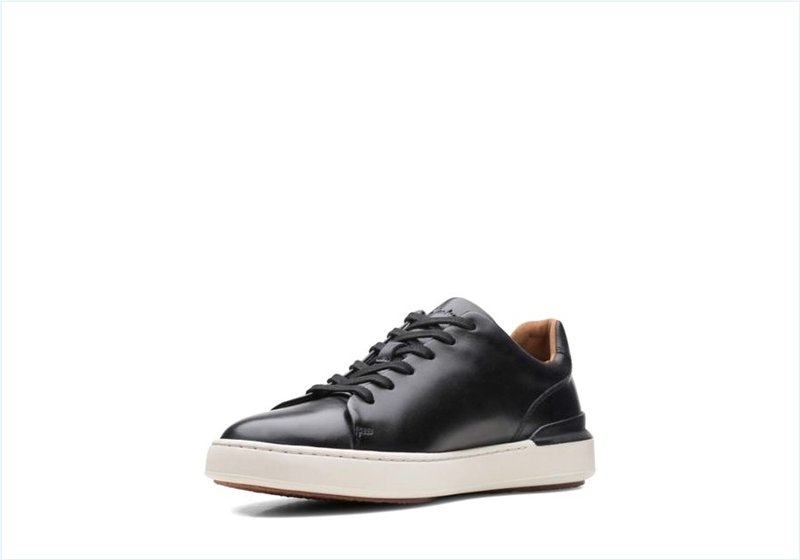  Court Lite Lace / Black Leather Mens Sport Shoes