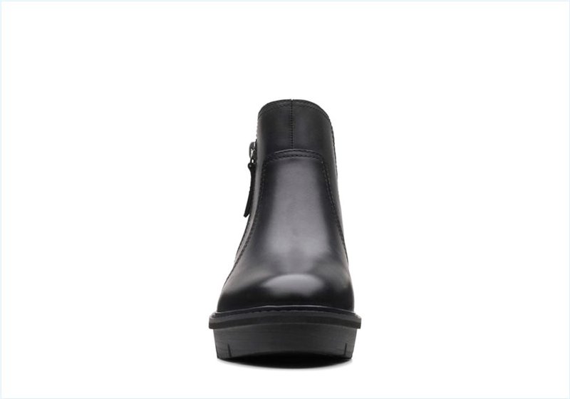  Airabell Zip / Black Leather Womens Boots