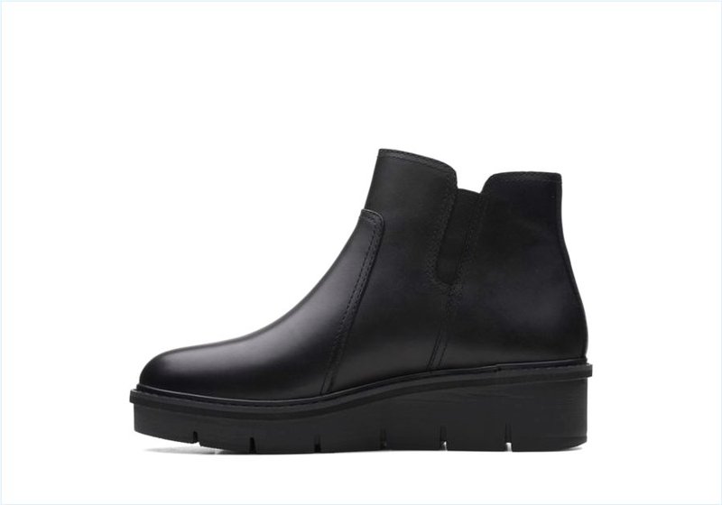  Airabell Zip / Black Leather Womens Boots