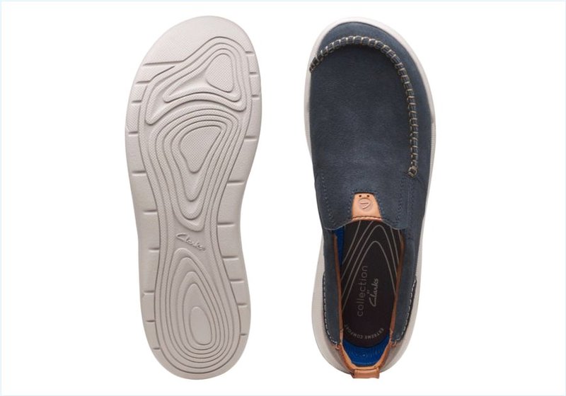  Driftway Step / Navy Suede Mens Shoes