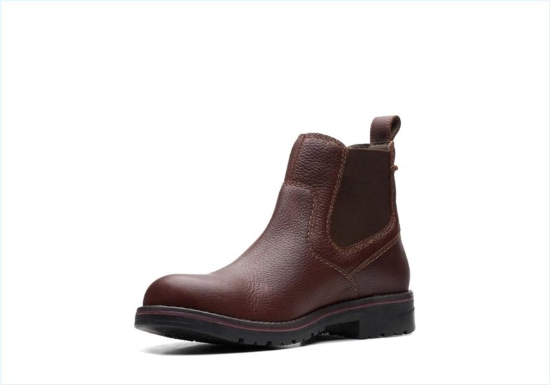  Morris Up / Brown Tumbled Mens Boots