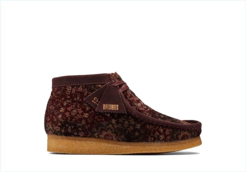  Wallabee Boot / Burgundy Velvet Mens Originals Boots