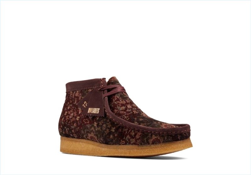  Wallabee Boot / Burgundy Velvet Mens Originals Boots