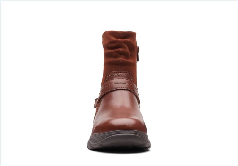  Aveleigh Boot / Dark Tan Leather Womens Boots