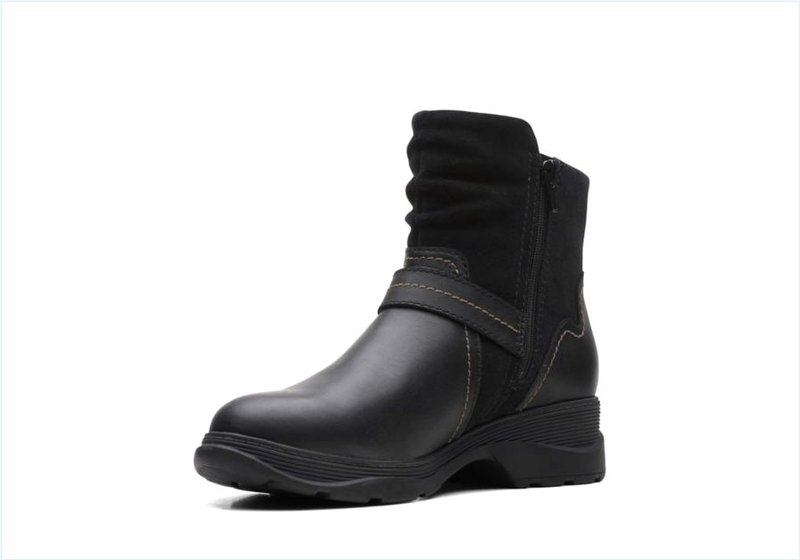  Aveleigh Boot / Black Leather Womens Boots