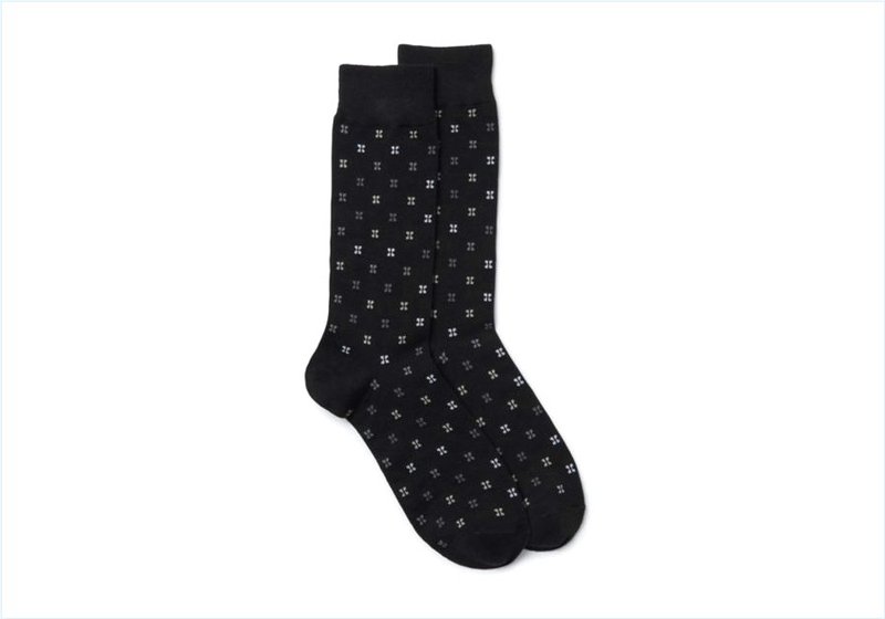  Neat Crew Sock / Black Mens Accessories Socks