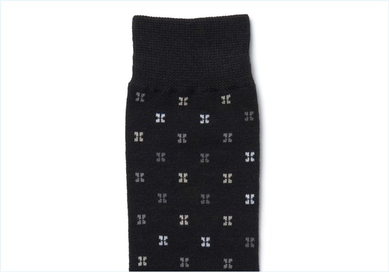  Neat Crew Sock / Black Mens Accessories Socks