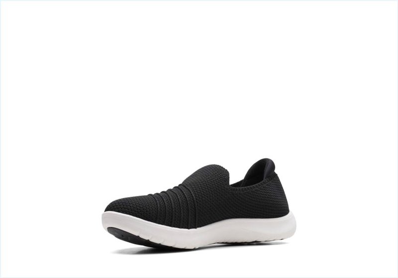  Adella Step / Black Knit Womens Shoes