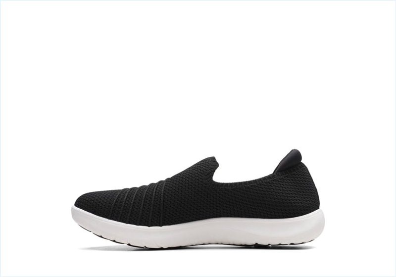  Adella Step / Black Knit Womens Shoes