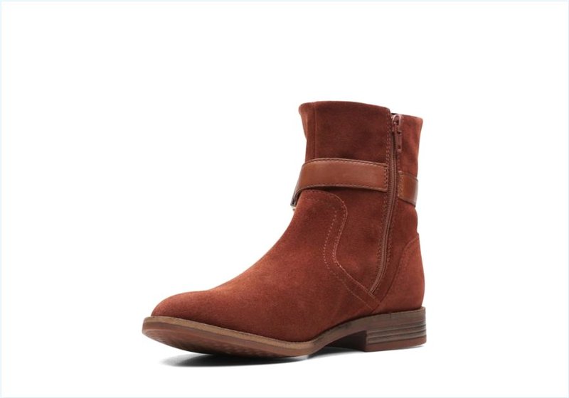  Camzin Strap / Mahogany Womens Boots