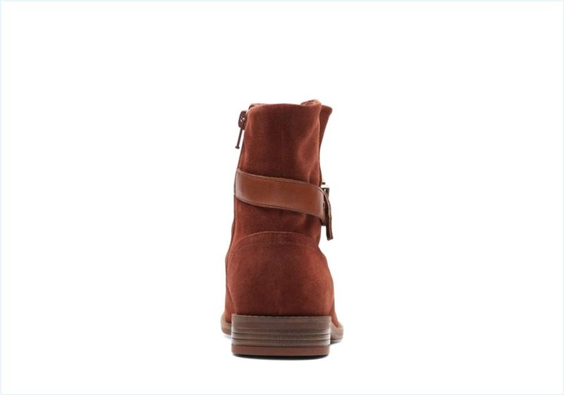  Camzin Strap / Mahogany Womens Boots