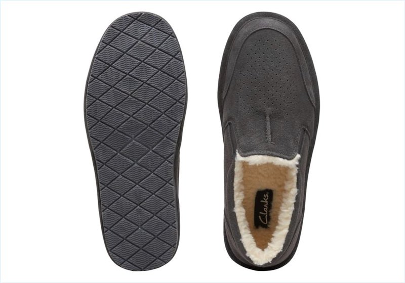  Cobie Burch / Grey Mens Slippers