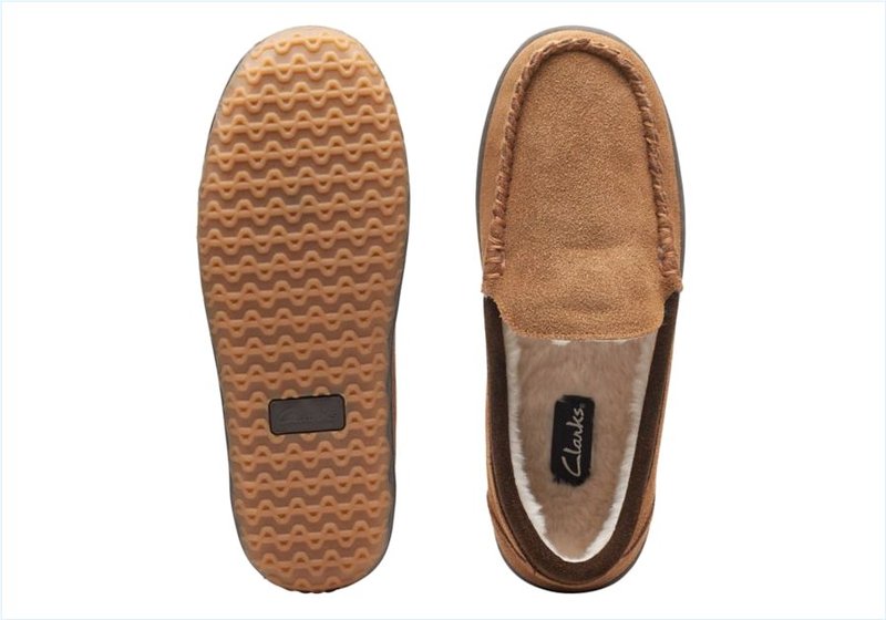  Jonty Arnold / Tan Mens Slippers