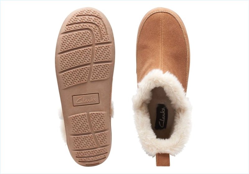  Sana Ray / Cognac Womens Slippers